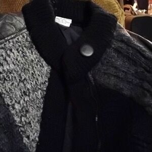 Chunky knit cabled jacket